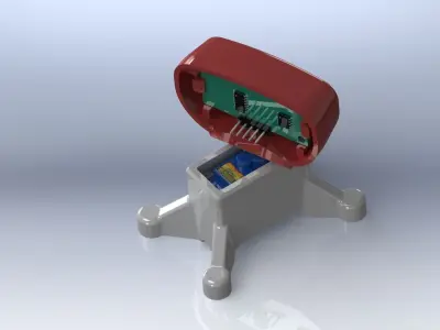 Ultrasonic Sensor Free 3D model