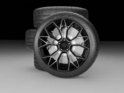 wheel 3D model