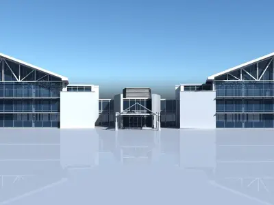 Office Building 300 3D model