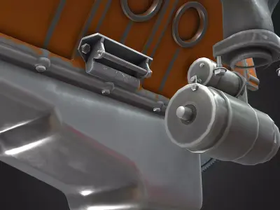 engine 3d model 3D model