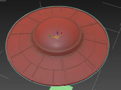 Alien UFO  3D model