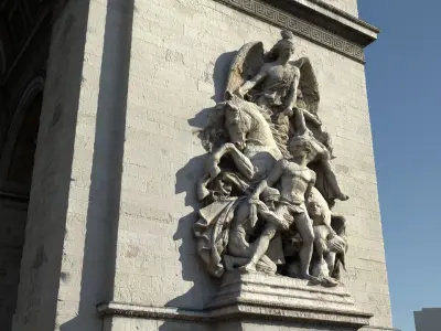 Arc De Triomphe Paris 3D model