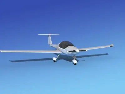 Daimond DA-20 Katana Bare Metal 3D model