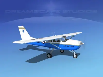 Cessna T-41 Mescalero USAF 4 3D model