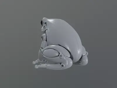 robot frog 3D model