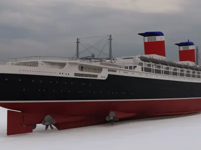 SS United States 3D model