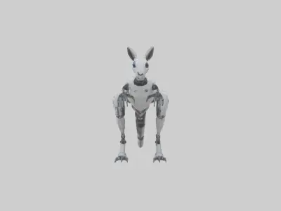 Robot version of a robot kangaroo model 3D model