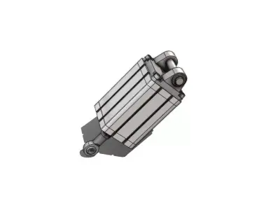 Cilindro Festo 536393 ADN 125 140 A P A Pneumatic Cylinder 3D model