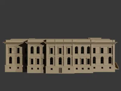 Istanbul Technical University Faculty of Management Building No2 3D model