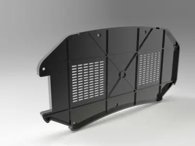 Bottom Cover of Agriculture Sprayer Pump Free 3D model