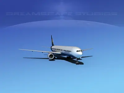 Boeing 777-300 Air Tours 3D model