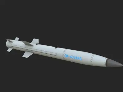 CM-400AKG Lang Range Air-to-Surface missile Low-poly 3D model