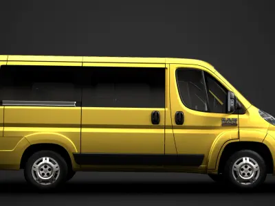 Ram Promaster Window Van 1500 LR 118WB 2020 3D model
