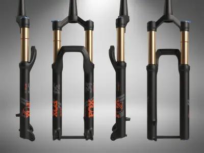 Bike Fork FOX Suspension 3D model