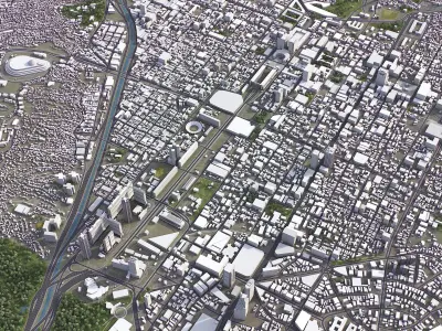 Caracas Low-poly 3D model