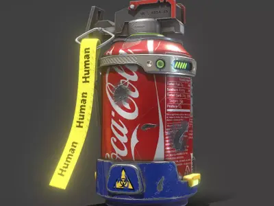 Coke Grenade 3D model
