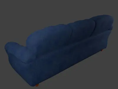 Couch - Linen Free low-poly 3D model