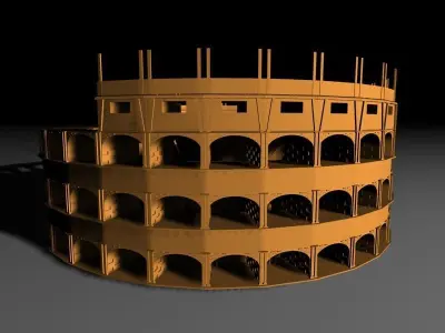 Colosseum Famous Monument of Rome 3D model