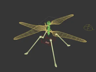 Ingenuity Mars helicopter 3D model