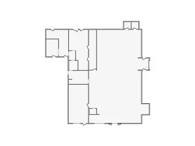 Commercial Interior Sketch - 5501-6000 SF - Xactimate 3D model