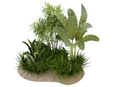 Collection plant vol 288 blender model Free 3D model
