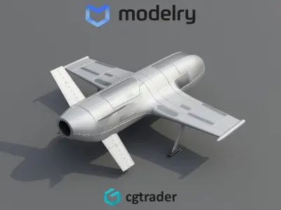 Military USV 3D model