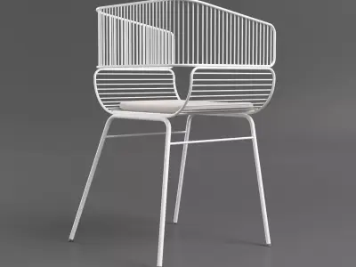 Chaise Trame Chair Free 3D model