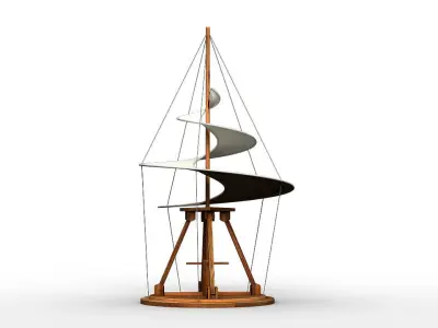 Leonardo da Vinci Flying Machines 3D model