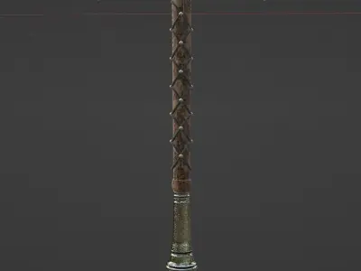 Double Medieval Axe - Medieval weapons 3D model