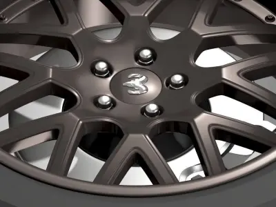 Dodge Vin Diesel Car wheel 3D model