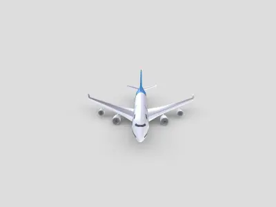Boeing 747 General Electric 3D model