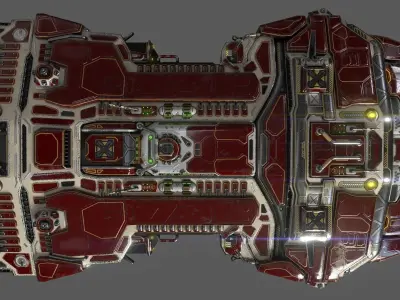 Imperial CUDGEL Medium Bow Section 3D model