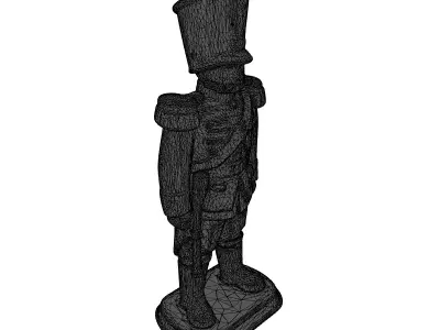 Classic Military Toy Soldier Figurine 3D model