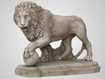 Vacca Medici Lion 3D model