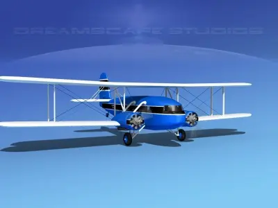 Curtiss Condor V04 3D model