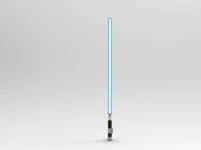 Nurbs Obi Wan Kenobi s Lightsaber Episode III 3D model
