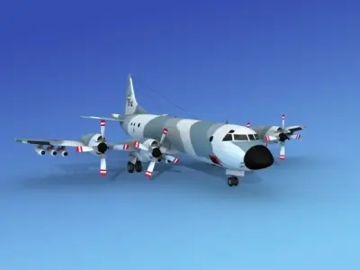 Lockheed P-3 Orion Iran 3D model