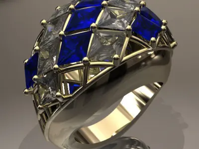 Rendering Anello D Free 3D model