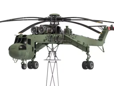 Heavy Lift Helicopter Sikorsky 3D model
