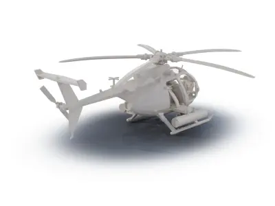 AH-6C Little Bird 3D print model