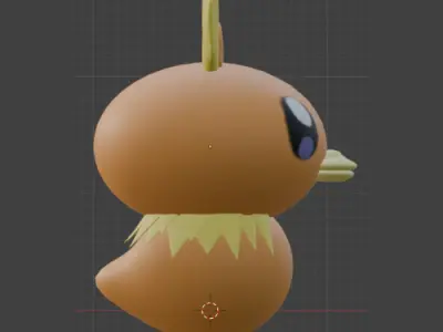 Torchic Free 3D model