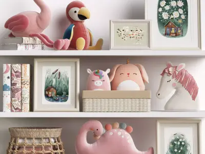 Kids Room Decor 134 3D model