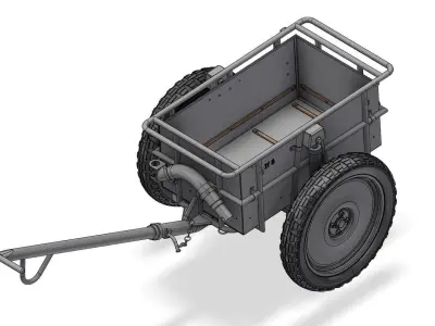 If-8 infanteriekarren - ammunition infantry germany vehicle 3D print model