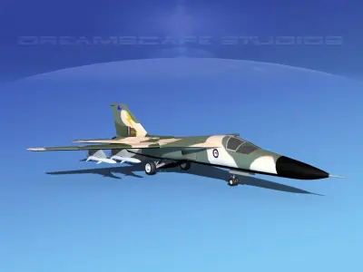 General Dynamics F-111 Aardvark RAAF 3D model