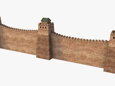 Great Wall of China 3D model