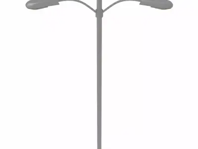 Street Lamp Urban Outdoor Lighting 002 3D model