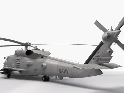 SH-60b Seahawk 3D model