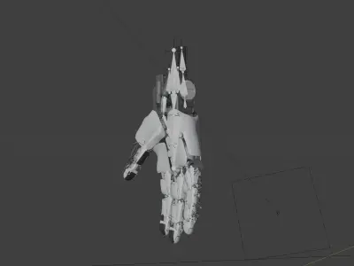 hand mechanical 01 3D model