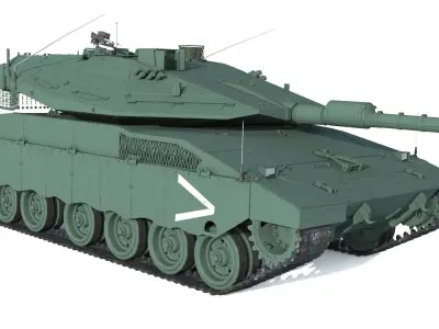 Tank Merkava Mark IV 3D model