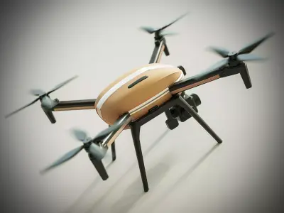 A Modern Camera Drone 3D model